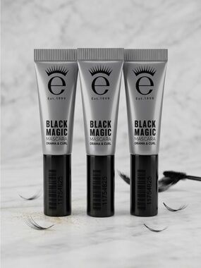 Eyeko Black Magic Mascara Drama & Curl Travel Size Trio 3 x 2ml New